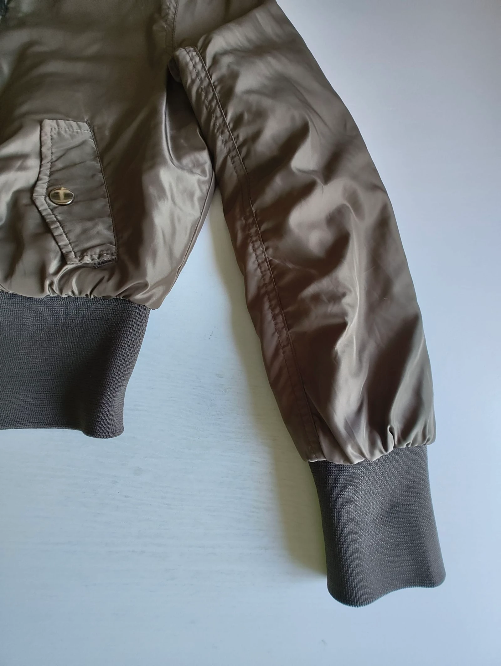 Bershka women's green jacket – photo 2